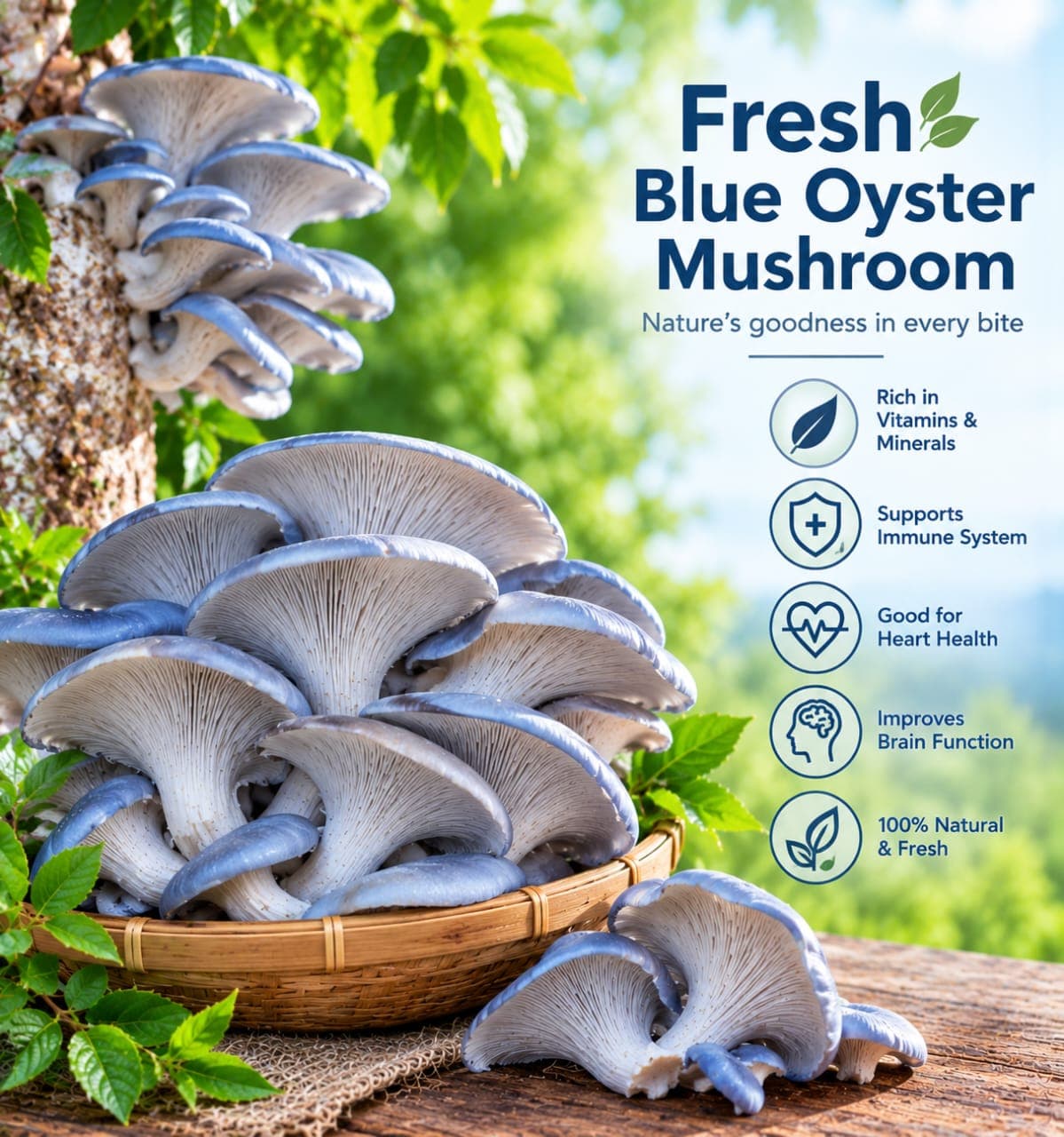 Blue Oyster Mushroom